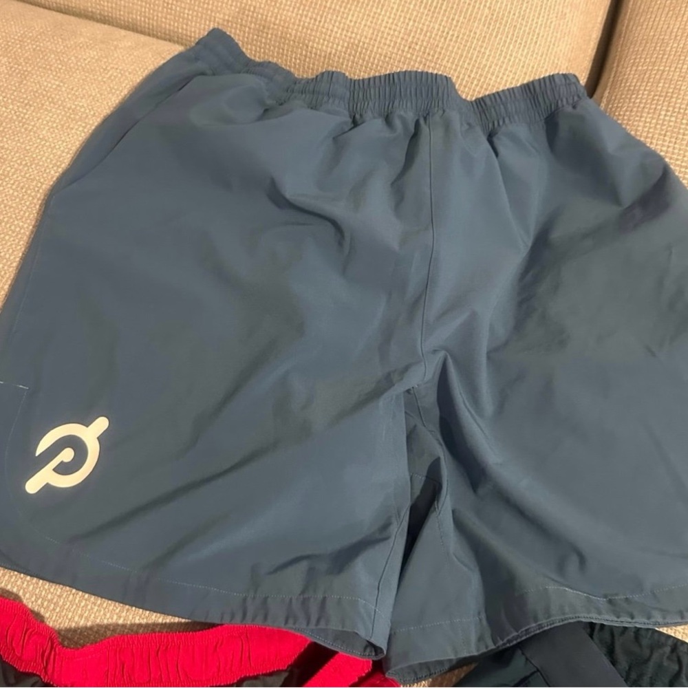 Peloton Blue Activewear Shorts